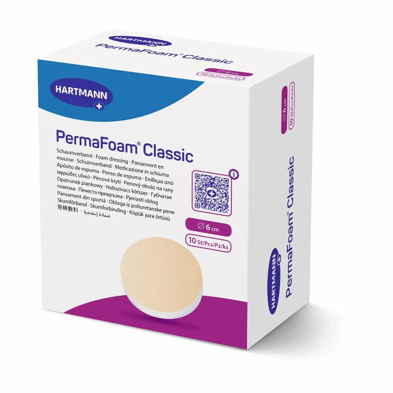 Губчаста пов'язка PermaFoam® Classic Ø 6см 10шт